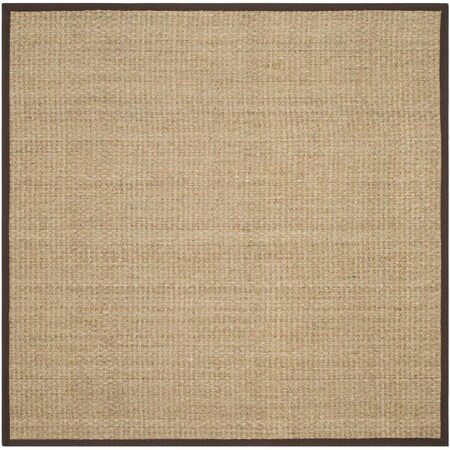 Safavieh Natural Fiber Square Area Rug Natural & Grey - 7 x 7 ft. NF114P-7SQ